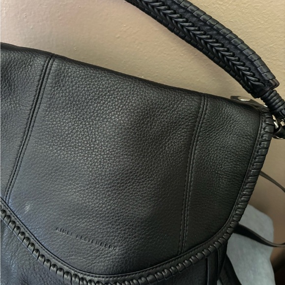 Aimee Kestenberg Black Leather All For Love Shoulder/Crossbody Bag - Picture 9 of 9